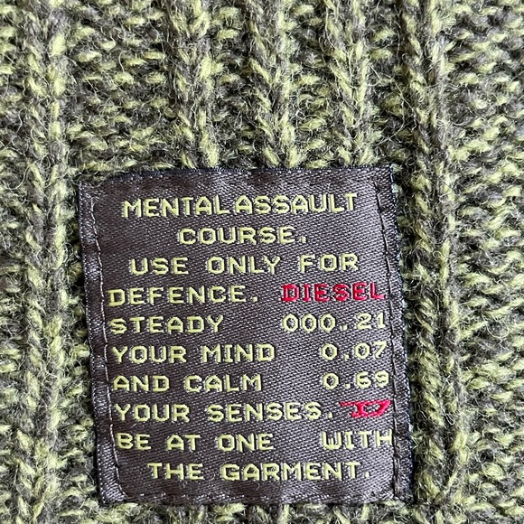 Vintage Diesel Surplus Wool Sweater - Picture 6 of 6
